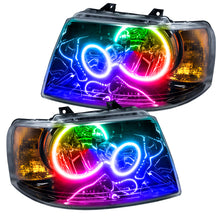 Load image into Gallery viewer, ORACLE Lighting Headlights Oracle 03-06 Ford Expedition SMD HL - Black - ColorSHIFT w/o Controller SEE WARRANTY