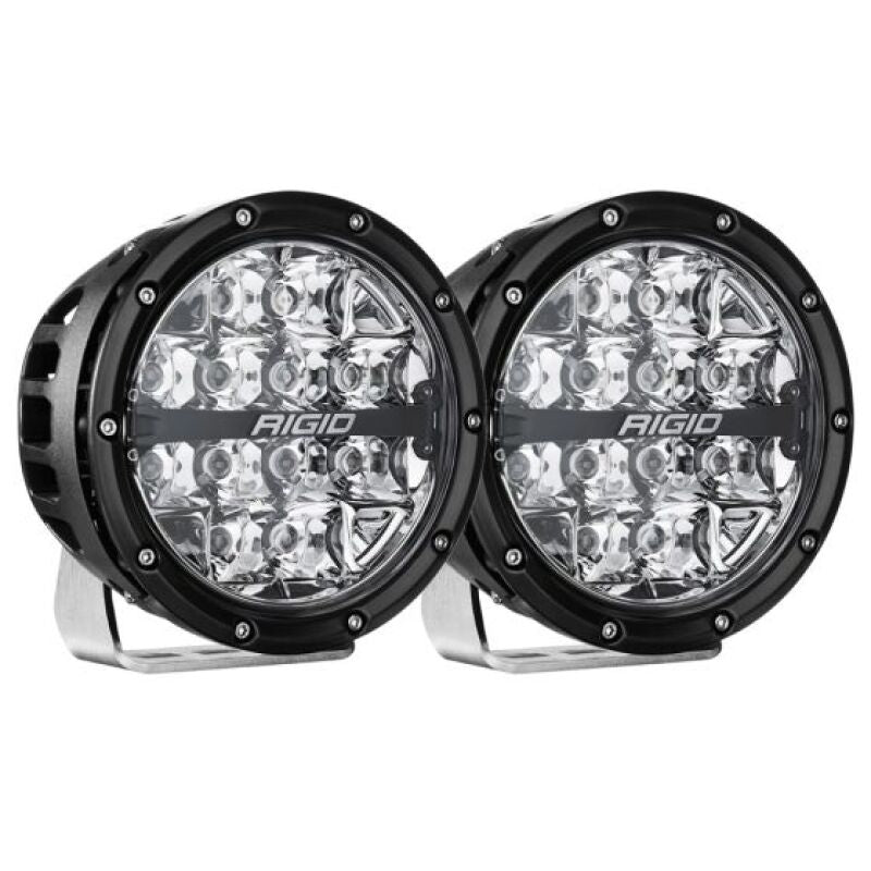 Rigid Industries Light Bars & Cubes Rigid Industries 360-Series 6in LED Off-Road Spot Beam - RGBW (Pair)