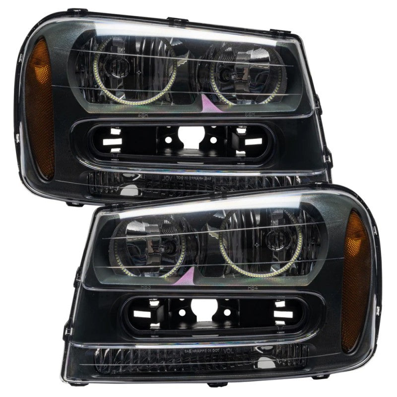 ORACLE Lighting Headlights Oracle 02-09 Chevrolet Trail Blazer SMD HL - ColorSHIFT w/ BC1 Controller