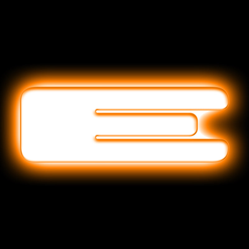 ORACLE Lighting Light Accessories and Wiring ORACLE Lighting Universal Illuminated LED Letter Badges - Matte Wht Surface Finish - E SEE WARRANTY