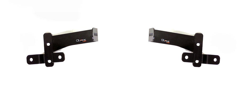 Quake LED Light Bar Jeep Wrangler JL/Gladiator Dual Pod/Single 20 Inch Light Bar Hood Hinge Mount - QBJ532