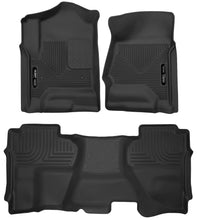 Load image into Gallery viewer, X-act Contour Front &amp; 2nd Seat Floor Liners For 2014-2019 Silverado 1500/1500 LD/2500 HD/3500 HD, Sierra 1500/1500 Limited/2500 HD/3500 HD Husky Liners