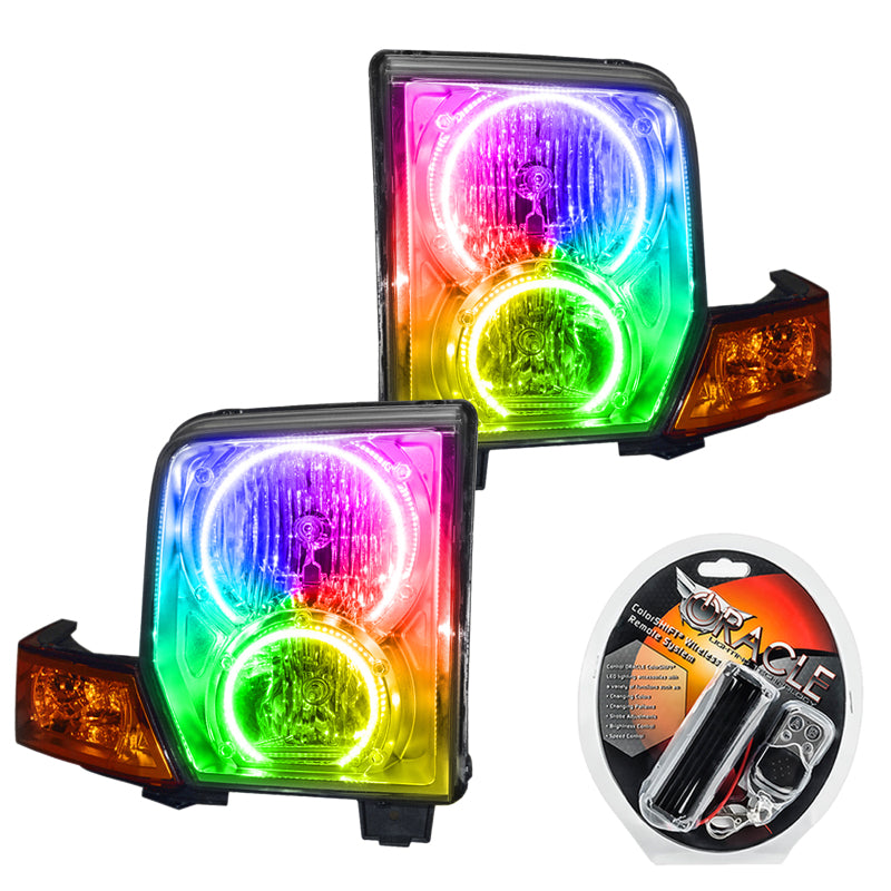 ORACLE Lighting Headlights Oracle 06-10 Jeep Commander SMD HL - ColorSHIFT SEE WARRANTY