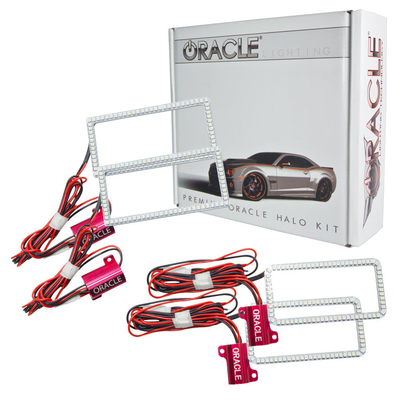 ORACLE Lighting Headlights Oracle Ford F-150 15-17 LED Projector Headlight Halo Kit - White SEE WARRANTY