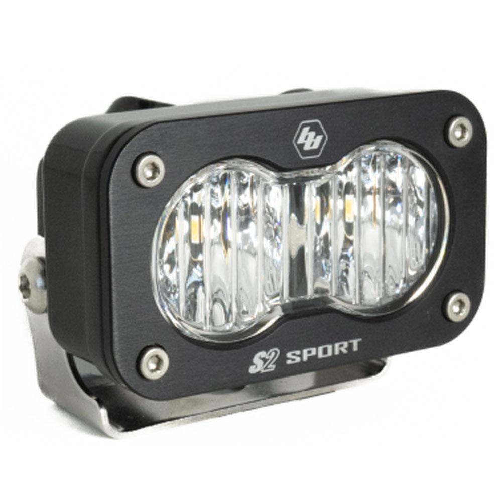 Baja Designs Work Lights LED Work Light Clear Lens Wide Cornering Pattern Each S2 Sport Baja Designs - 540005