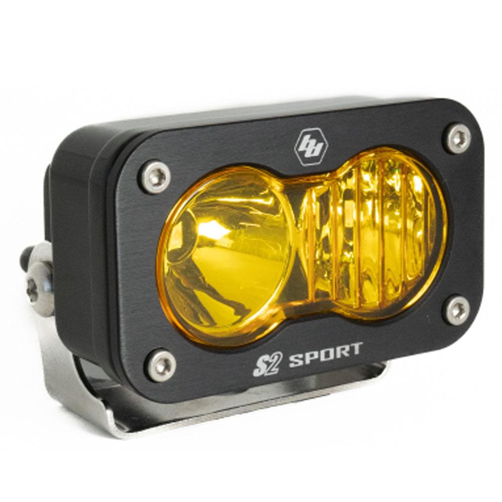 Baja Designs Work Lights LED Work Light Amber Lens Driving Combo Pattern Each S2 Sport Baja Designs - 540013