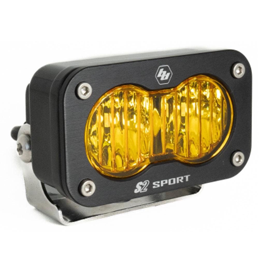 Baja Designs Work Lights LED Work Light Amber Lens Wide Cornering Pattern Each S2 Sport Baja Designs - 540015