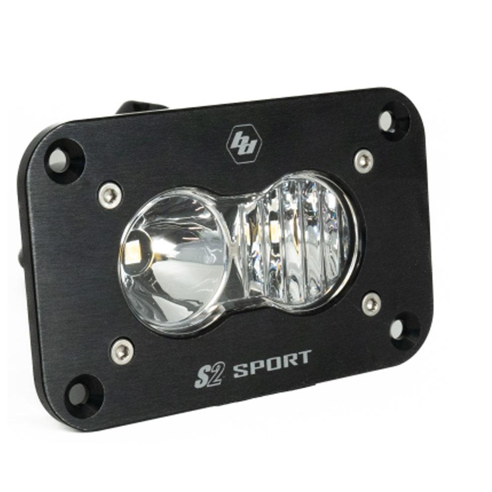 Baja Designs Work Lights LED Work Light Clear Lens Driving Combo Pattern Flush Mount Each S2 Sport Baja Designs - 541003