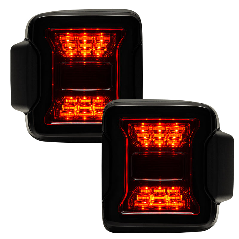 ORACLE Lighting Tail Lights Oracle Jeep Wrangler JL Black Series LED Tail Lights