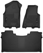 Load image into Gallery viewer, X-act Contour Front &amp; 2nd Seat Floor Liners For 2019-2024 1500 Crew Cab Husky Liners