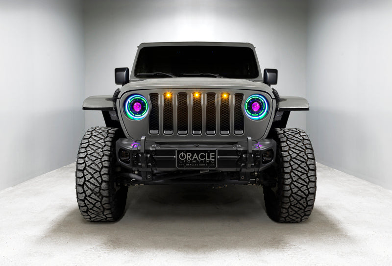 ORACLE Lighting Headlights Oracle Oculus Bi-LED Projector Headlights for Jeep JL/Gladiator JT - w/ Simple Cntrl SEE WARRANTY