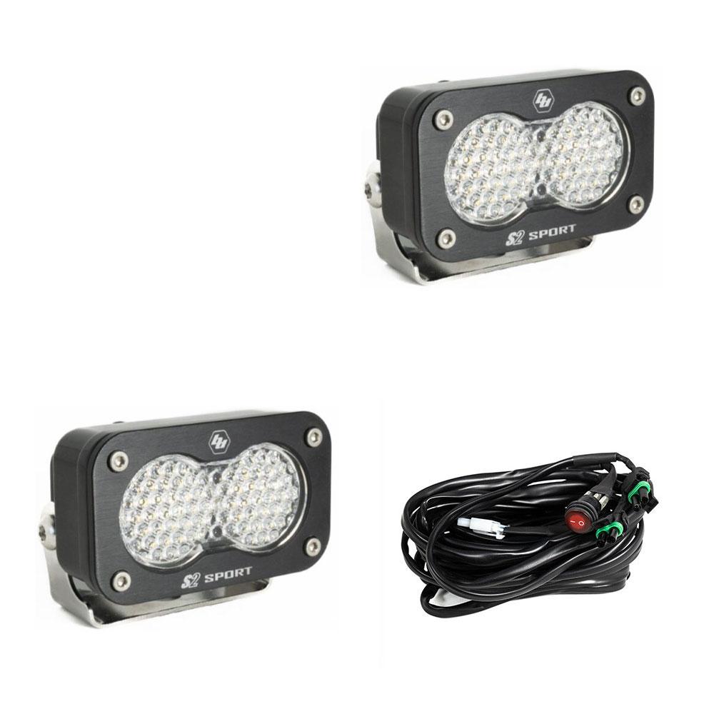 Baja Designs Work Lights LED Work Light Clear Lens Work/Scene Pattern Pair S2 Sport Baja Designs - 547806
