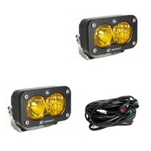 Load image into Gallery viewer, LED Work Light Amber Lens Driving Combo Pattern Pair S2 Sport Baja Designs