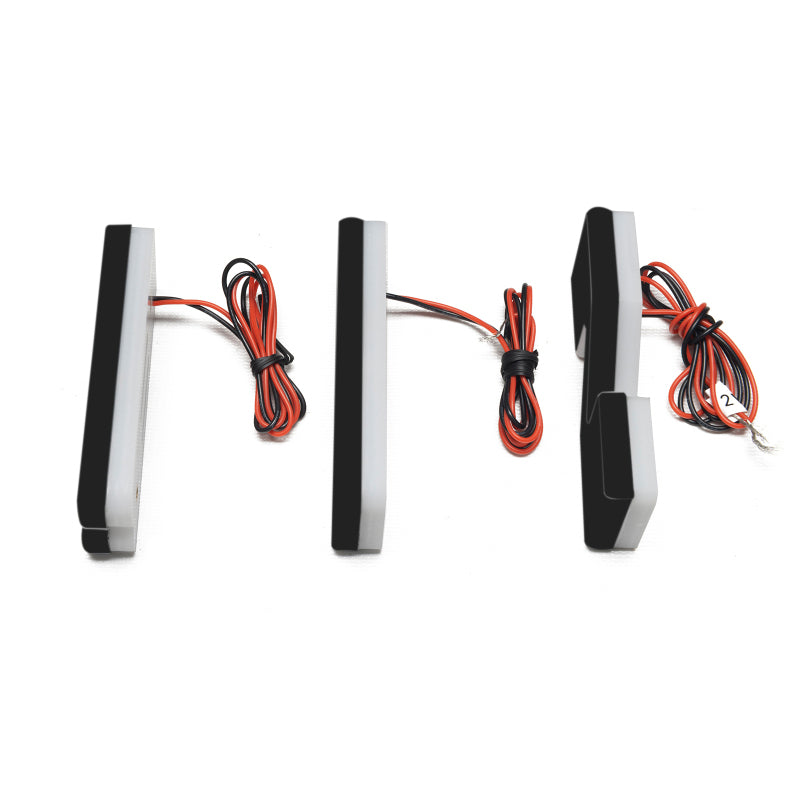 ORACLE Lighting Light Accessories and Wiring ORACLE Lighting Universal Illuminated LED Letter Badges - Matte Blk Surface Finish - P SEE WARRANTY