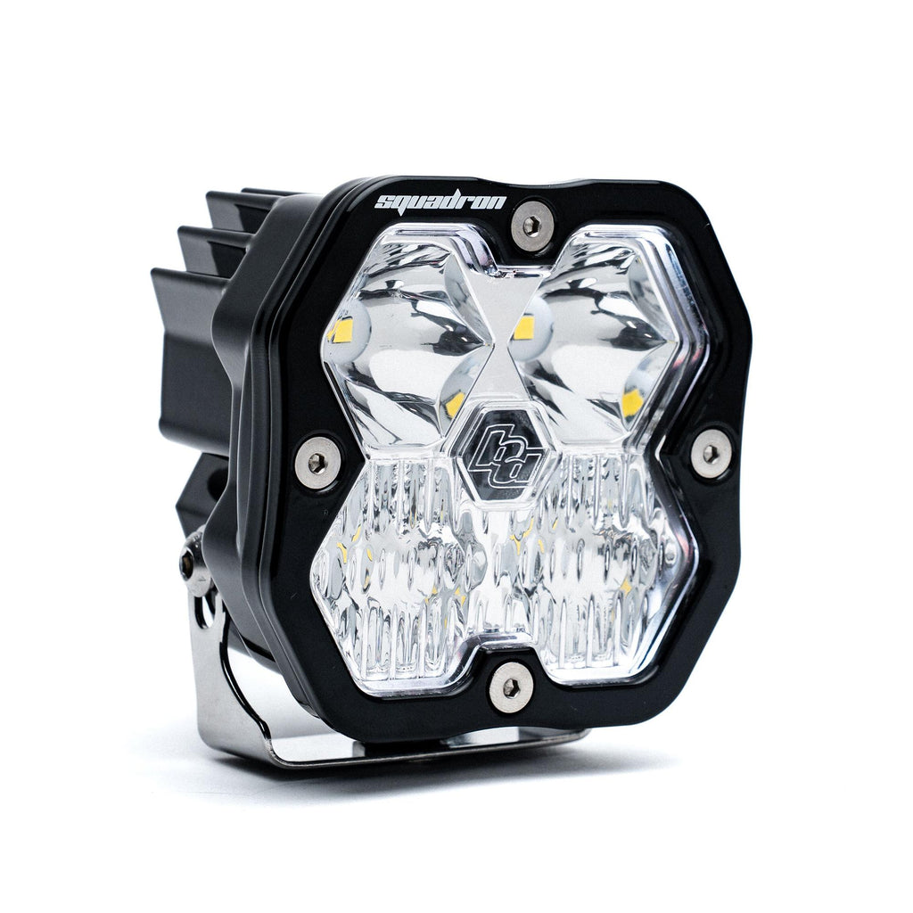 Squadron 2.0 Sport Black LED Auxiliary Light Pod Universal Clear Driving/Combo Baja Designs