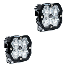 Load image into Gallery viewer, Squadron 2.0 Sport Black LED Auxiliary Light Pod Pair (No Harness) Universal Clear Wide Cornering Baja Designs