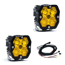 Load image into Gallery viewer, Squadron 2.0 Sport Black LED Auxiliary Light Pod Pair Universal Baja Amber Driving/Combo Baja Designs
