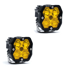 Load image into Gallery viewer, Squadron 2.0 Sport Black LED Auxiliary Light Pod Pair (No Harness) Universal Baja Amber Driving/Combo Baja Designs