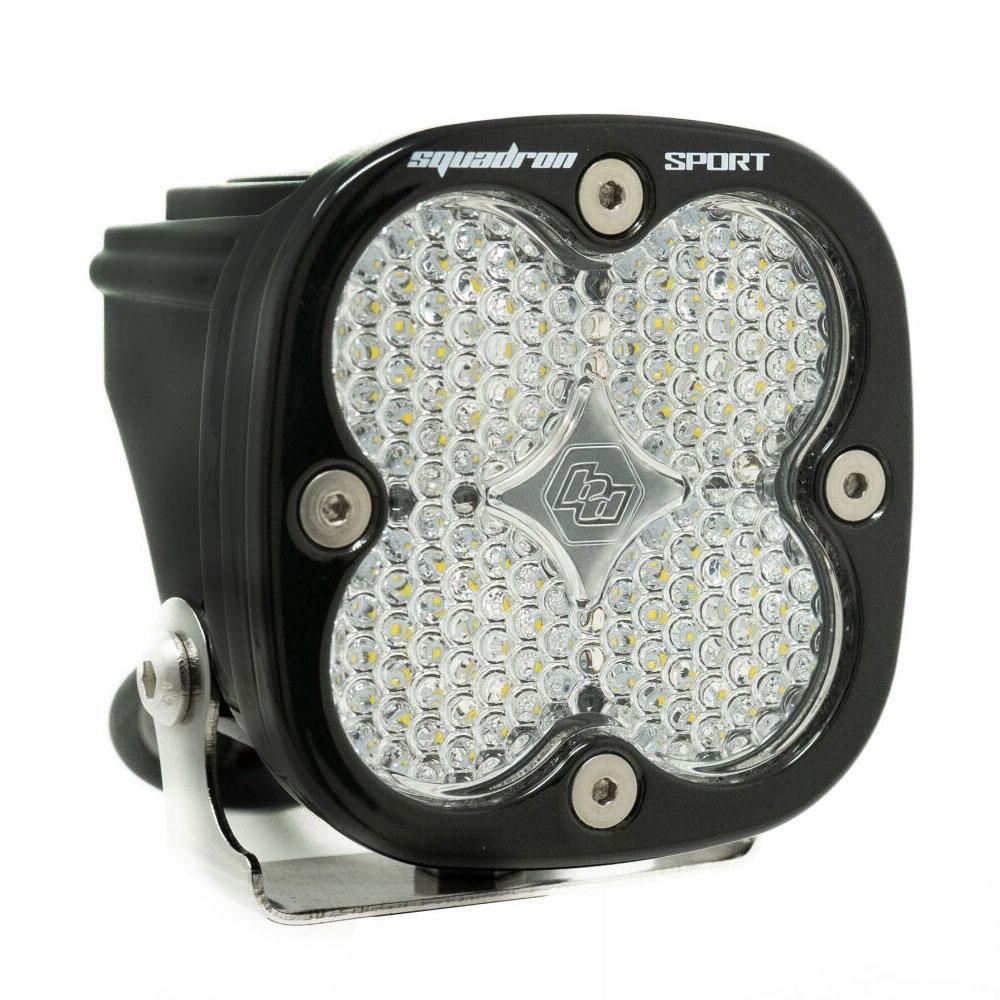 Baja Designs LED Light Pods LED Light Pod Work/Scene Pattern Clear Black Squadron Sport Baja Designs - 550006