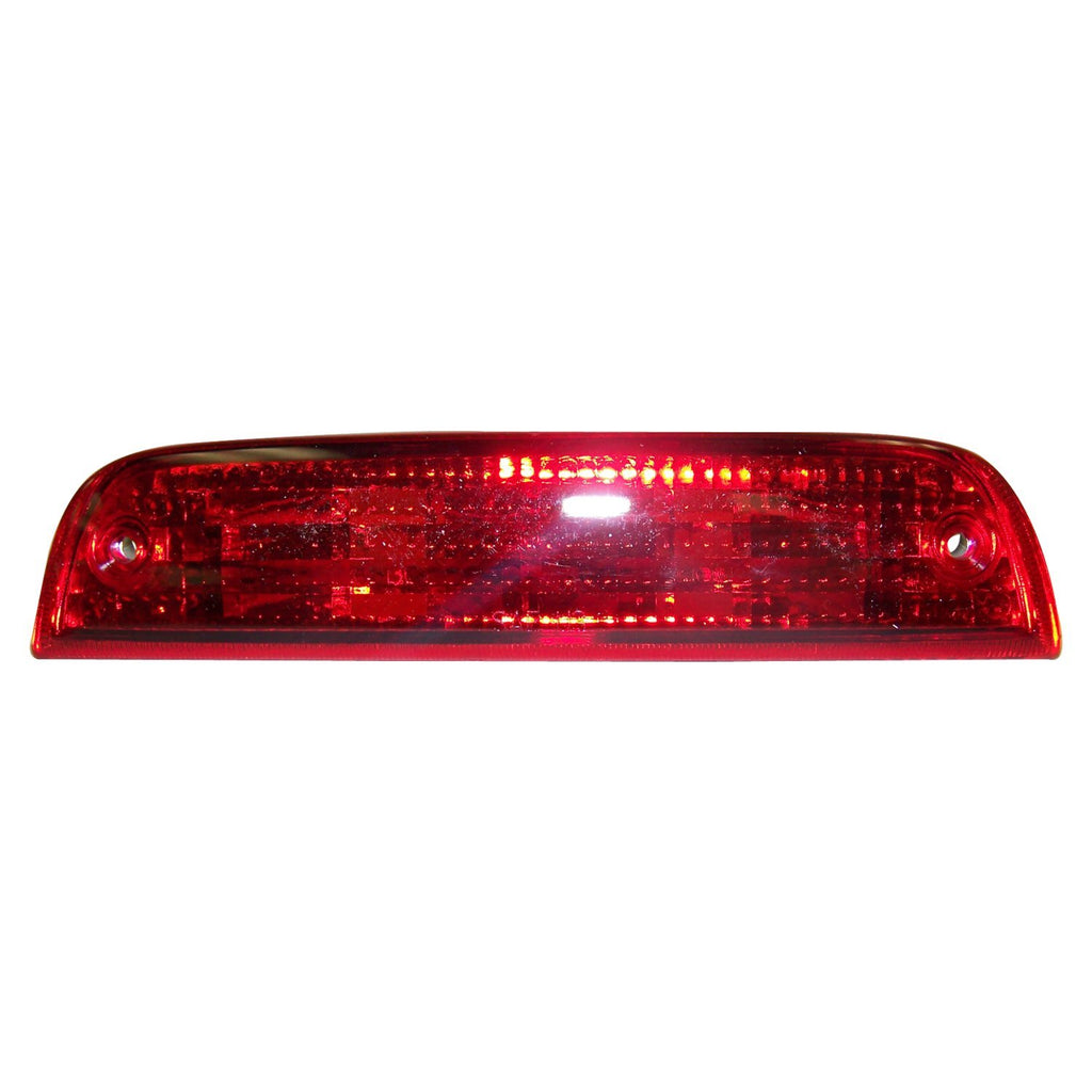 High Mount Stop Lamp for 1994-1996 Jeep XJ Cherokee, Red Plastic Crown Automotive