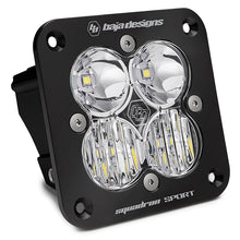 Load image into Gallery viewer, Flush Mount LED Light Pod Black Clear Lens Driving/Combo Pattern Squadron Sport Baja Designs