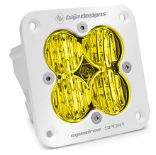 Load image into Gallery viewer, Flush Mount LED Light Pod White Baja Amber Lens Wide Cornering Pattern Squadron Sport Baja Designs
