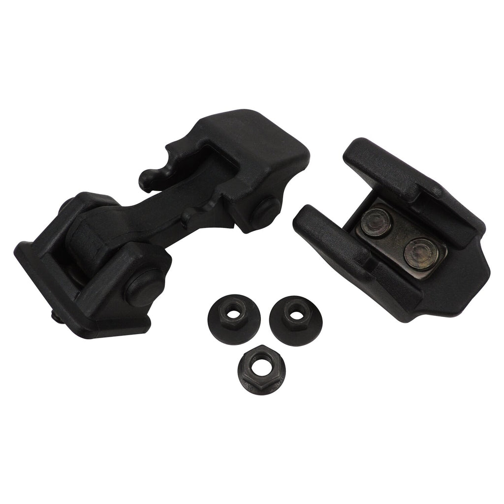 Black Hood Catch Kit for 97-06 Jeep TJ Wrangler, L or R (1 Catch & 1 Bracket) Crown Automotive
