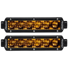Load image into Gallery viewer, Rigid Industries Light Bars &amp; Cubes Rigid Industries 6in SR-Series Pro Dot / SAE Fog Lights (Pair) - Selective Yellow