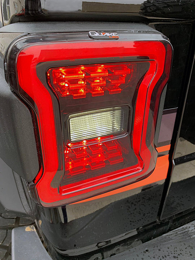 Quake LED Tail Light You gotta check out Quake LED's new Jeep Wrangler JL tail lights - QTE558
