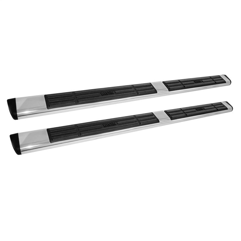 Westin Nerf Bars Westin Premier 6 in Oval Side Bar - Stainless Steel 75 in - Stainless Steel