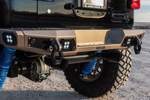 Load image into Gallery viewer, 2018-2025 Jeep Wrangler JL Rear Bumper Sensor Cutouts Reverse Light Cutouts Texture Black Powdercoat Bodyguard Bumpers
