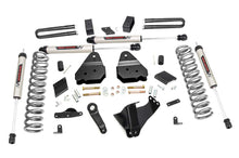 Load image into Gallery viewer, 4.5 Inch Suspension Lift Kit Rear Overload Springs w/V2 Shocks 11-14 F-250 4WD Rough Country
