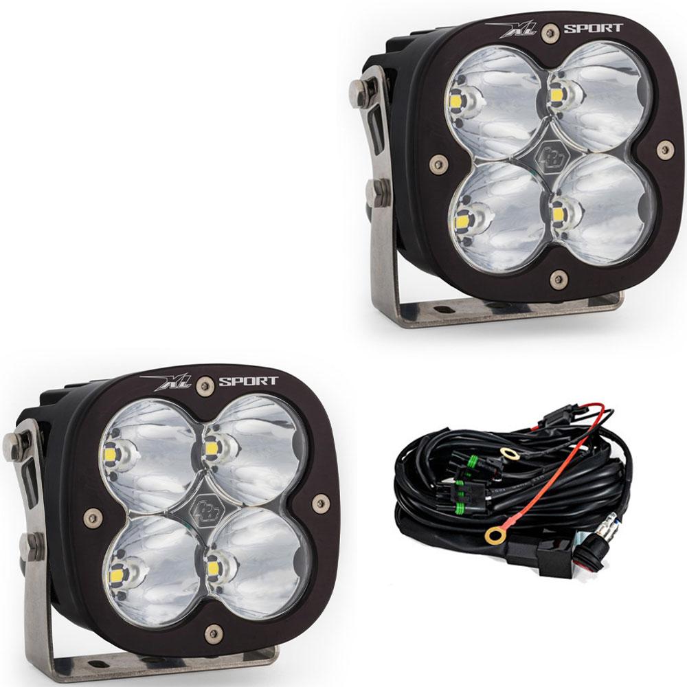 Baja Designs LED Light Pods LED Light Pods High Speed Spot Pattern Pair XL Sport Series Baja Designs - 567801