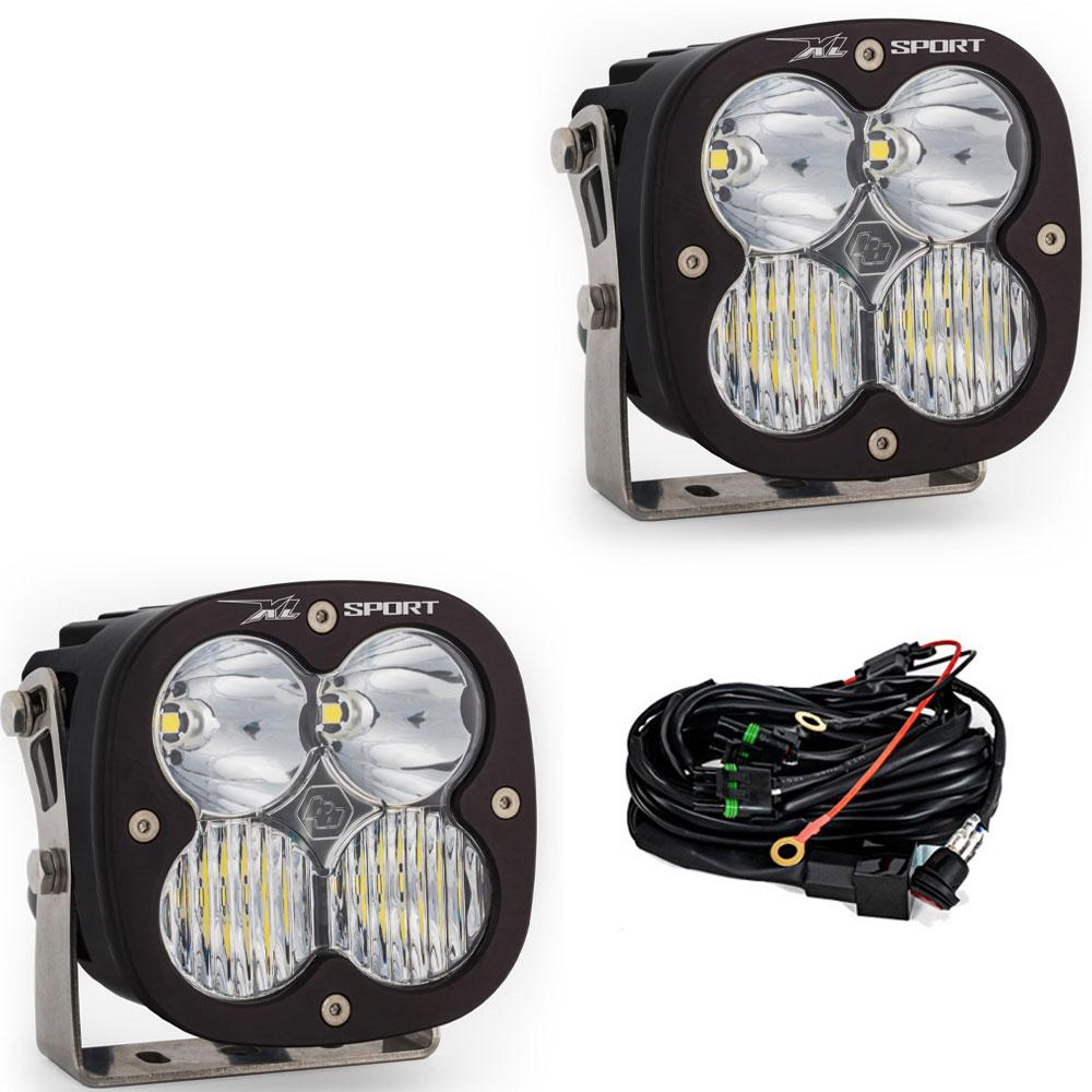 Baja Designs LED Light Pods LED Light Pods Driving Combo Pattern Pair XL Sport Series Baja Designs - 567803