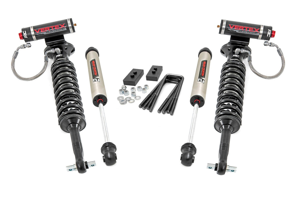 Rough Country Lift Kits 2.0 Inch Ford Leveling Lift Kit w/ Vertex and V2 Shocks (14-20 F-150) Rough Country - 56957