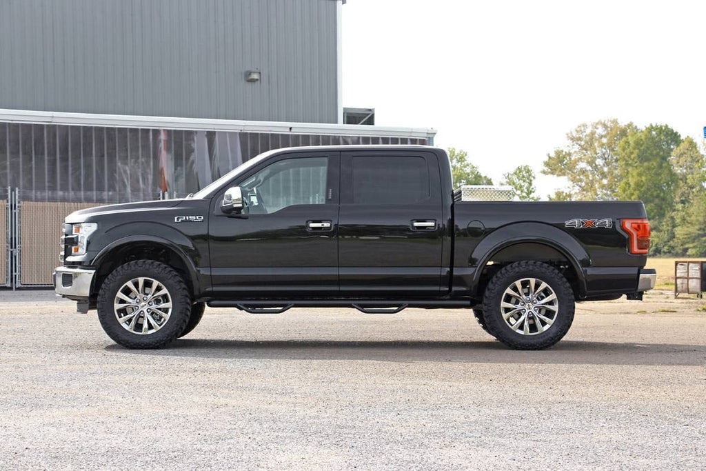 Rough Country Leveling Kit 2 Inch Leveling Billet Strut Extensions 14-21 F-150 Red Rough Country - 569RED