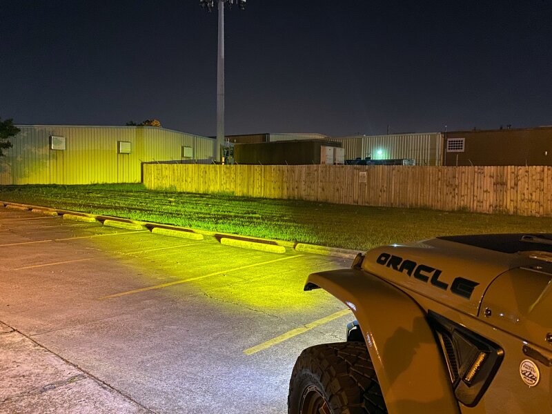ORACLE Lighting Skid Plates ORACLE Lighting 2019+ Jeep Wrangler JL Skid Plate w/ Integrated LED Emitters - Yellow SEE WARRANTY