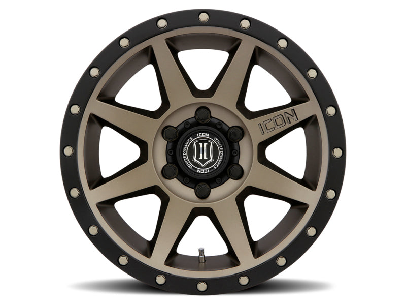 ICON Wheels - Cast ICON Rebound 18x9 6x5.5 25mm Offset 6in BS 95.1mm Bore Bronze Wheel