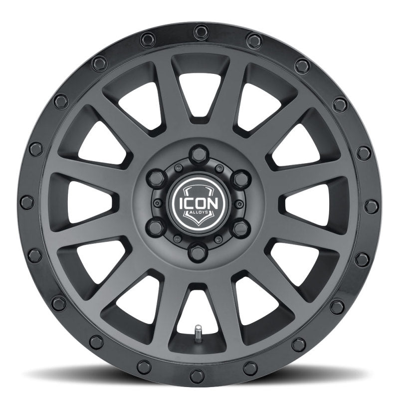 ICON Wheels - Cast ICON Compression 18x9 6x5.5 0mm Offset 5in BS 106.1mm Bore Double Black Wheel