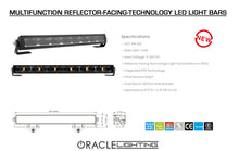 Load image into Gallery viewer, ORACLE Lighting Brackets Oracle Lighting Multifunction Reflector-Facing Technology LED Light Bar - 14in