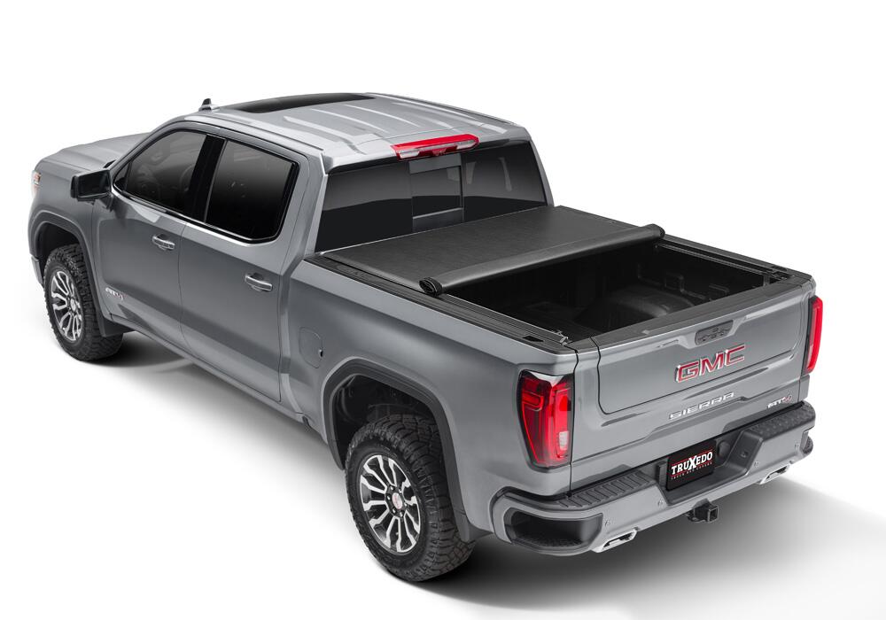 Lo Pro Tonneau Cover Black 2020-2026 GMC Sierra (with CarbonPro Bed) 5 Foot 9 Inch Bed Truxedo
