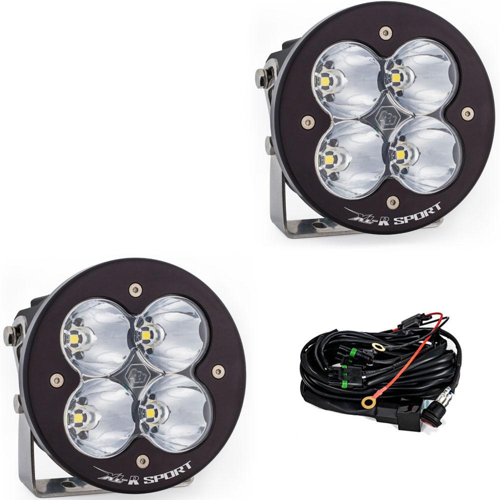 Baja Designs LED Light Pods LED Light Pods High Speed Spot Pattern Pair XL R Sport Series Baja Designs - 577801