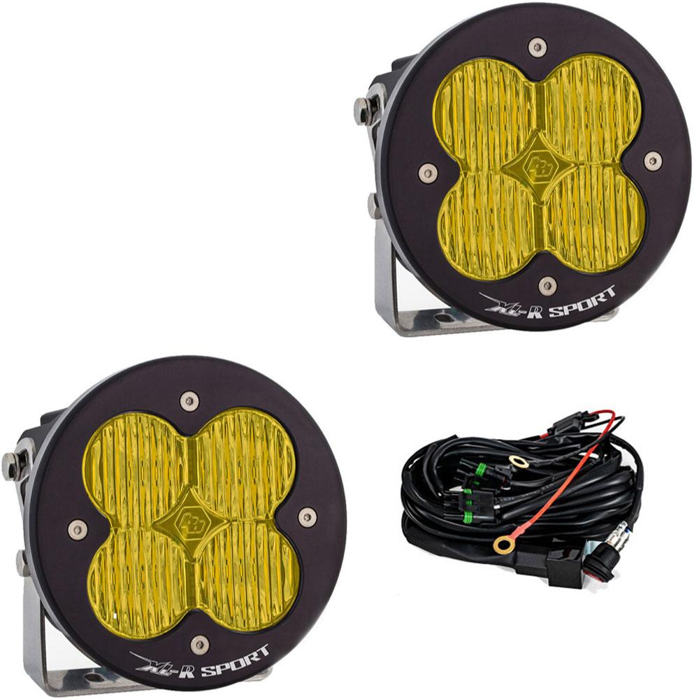 Baja Designs LED Light Pods LED Light Pods Amber Lens Wide Cornering Pattern Pair XL R Sport Series Baja Designs - 577815