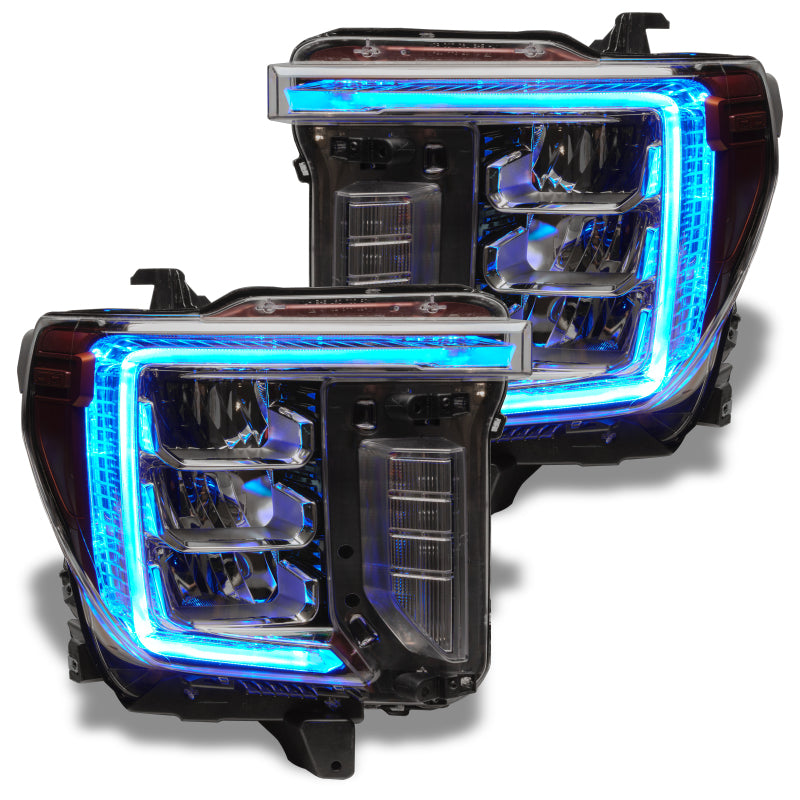 ORACLE Lighting Headlights Oracle 20-21 GMC Sierra 2500/3500 HD RGB+W Headlight DRL Kit - w/ BC1 Controller SEE WARRANTY