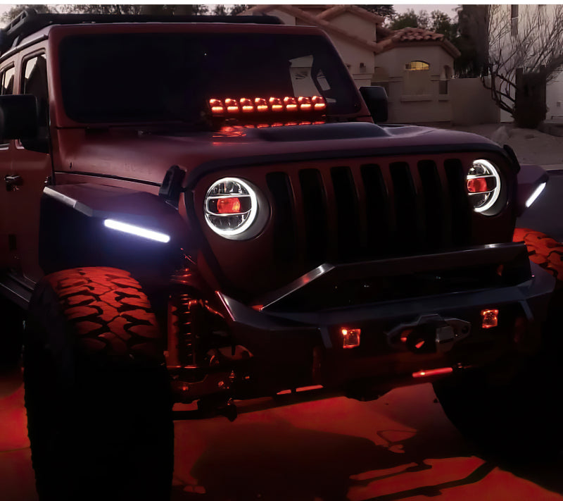ORACLE Lighting Headlights Oracle Jeep Wrangler JL/Gladiator JT Projector Illumination Kit - w/o Controller SEE WARRANTY