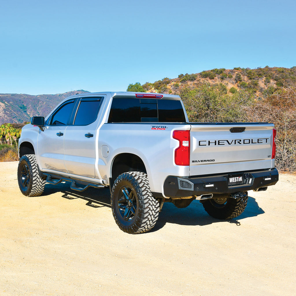 Pro-Series Rear Bumper Textured Black