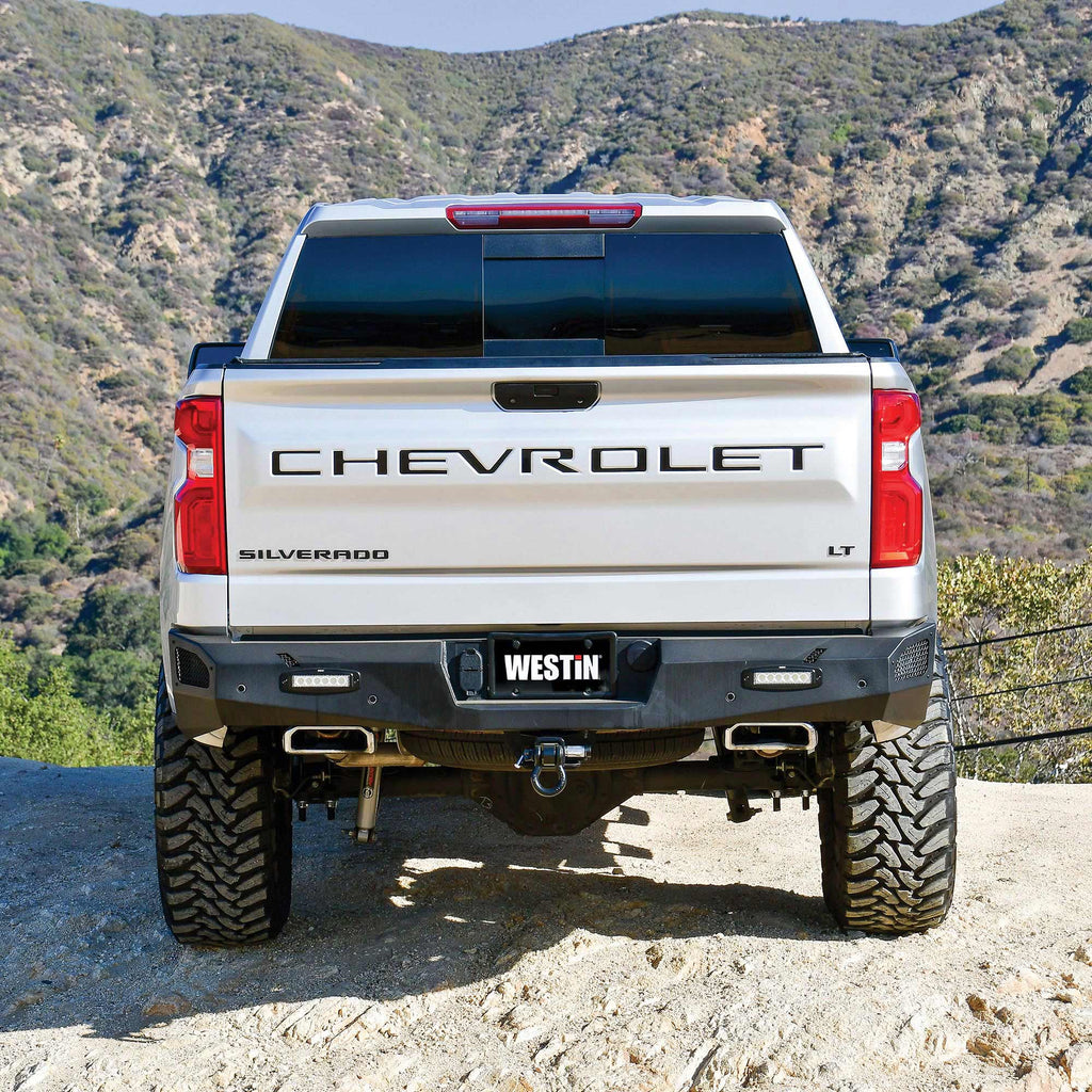 Pro-Series Rear Bumper Textured Black