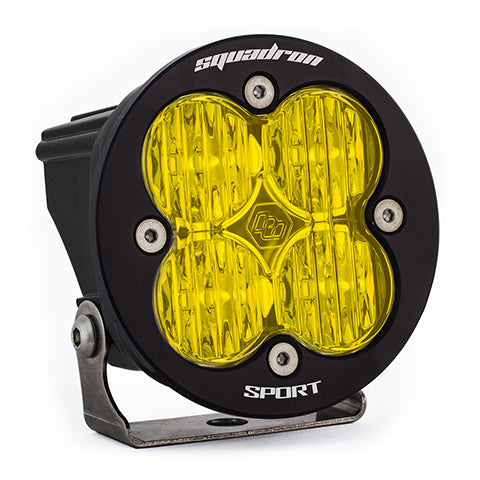 Baja Designs LED Light Pods LED Light Pod Amber Lens Wide Cornering Pattern Each Squadron R Sport Baja Designs - 580015