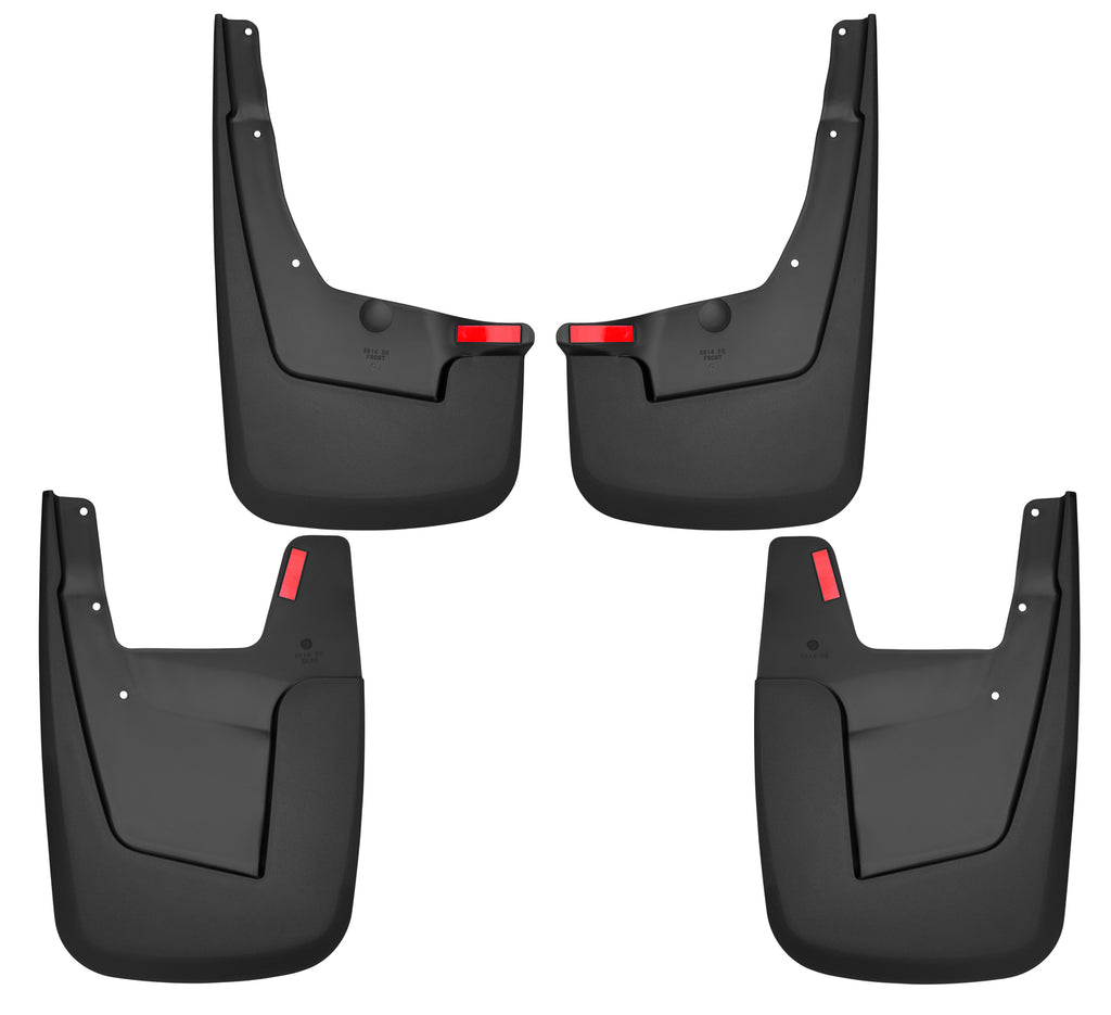 Custom Mud Guards Front and Rear Mud Guard Set For 2019-2025 1500 Husky Liners