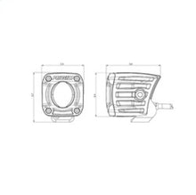 Load image into Gallery viewer, Rigid Industries Light Bars &amp; Cubes Rigid Industries Revolve Pod w/Amber Trim Ring - Pair